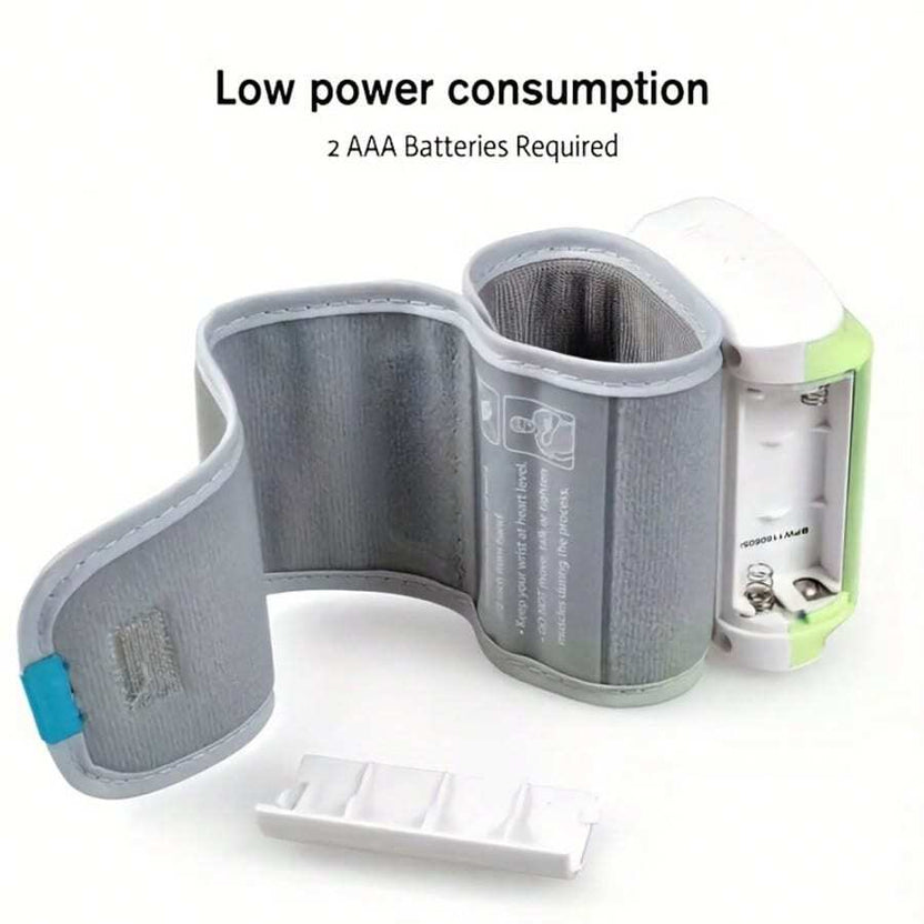 Sale 50% 🔥Digital Wrist Blood Pressure Monitor – LCD Screen, Voice, Portable Case