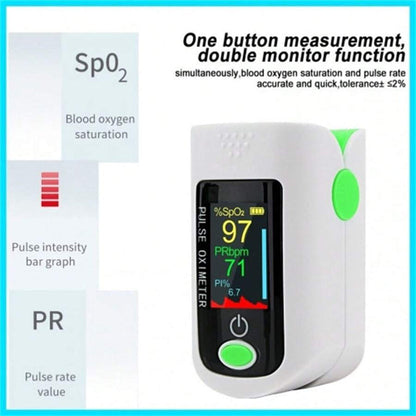 Finger Pulse Oximeter Fast SpO2 & Heart Rate Monitor with Display